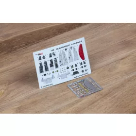   Eduard Accessories F-16D Block 30 SPACE 1/48 KINETIC - SPACE 3D cockpit-részletező készlet
