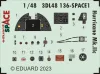 Eduard Accessories Hurricane Mk.IIc SPACE 1/48 ARMA HOBBY - SPACE 3D cockpit-részletező készlet