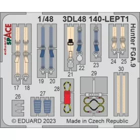  Eduard Accessories Hunter FGA.9 SPACE 1/48 AIRFIX - SPACE 3D cockpit-részletező készlet