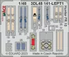 Eduard Accessories Hunter FR.10 SPACE 1/48 AIRFIX - SPACE 3D cockpit-részletező készlet