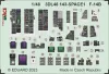 Eduard Accessories F-14B SPACE 1/48 GREAT WALL HOBBY - SPACE 3D cockpit-részletező készlet