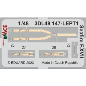   Eduard Accessories Seafire F.XVII SPACE 1/48 - SPACE 3D cockpit-részletező készlet