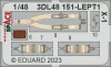 Eduard Accessories X-1 SPACE 1/48 - SPACE 3D cockpit-részletező készlet