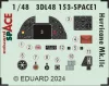 Eduard Accessories Hurricane Mk.IIc SPACE 1/48 - SPACE 3D cockpit-részletező készlet