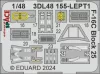 Eduard Accessories F-16C Block 25 SPACE 1/48 - SPACE 3D cockpit-részletező készlet