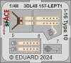 Eduard Accessories I-16 Type 10 SPACE 1/48 EDUARD - SPACE 3D cockpit-részletező készlet