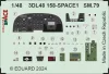 Eduard Accessories SM.79 SPACE 1/48 EDUARD - SPACE 3D cockpit-részletező készlet