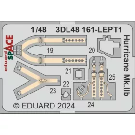   Eduard Accessories Hurricane Mk.IIb SPACE 1/48 ARMA HOBBY - SPACE 3D cockpit-részletező készlet