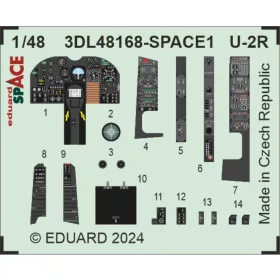   Eduard Accessories U-2R SPACE 1/48 HOBBY BOSS - SPACE 3D cockpit-részletező készlet