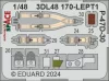 Eduard Accessories P-47D-30 SPACE 1/48 MINIART - SPACE 3D cockpit-részletező készlet