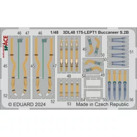   Eduard Accessories Buccaneer S.2B SPACE AIRFIX - SPACE 3D cockpit-részletező készlet
