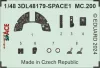 Eduard Accessories MC.200 SPACE  ITALERI - SPACE 3D cockpit-részletező készlet