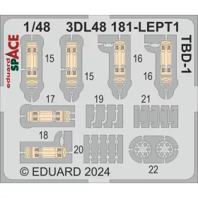   Eduard Accessories TBD-1 SPACE  HOBBY BOSS - SPACE 3D cockpit-részletező készlet