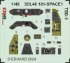 Eduard Accessories TBD-1 SPACE  HOBBY BOSS - SPACE 3D cockpit-részletező készlet