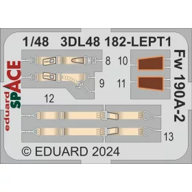   Eduard Accessories Fw 190A-2 SPACE  EDUARD - SPACE 3D cockpit-részletező készlet