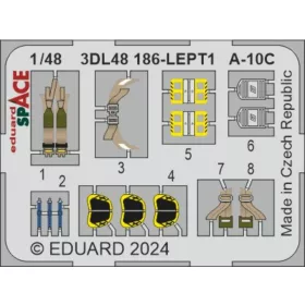   Eduard Accessories A-10C SPACE - SPACE 3D cockpit-részletező készlet