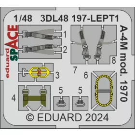   Eduard Accessories A-4M mod. 1970 SPACE  MAGIC FACTORY - SPACE 3D cockpit-részletező készlet