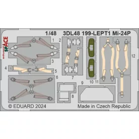   Eduard Accessories Mi-24P SPACE - SPACE 3D cockpit-részletező készlet