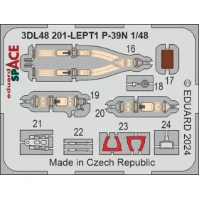   Eduard Accessories P-39N SPACE - SPACE 3D cockpit-részletező készlet