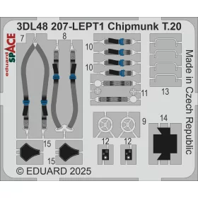   Eduard Accessories Chipmunk T.20 SPACE   AIRFIX - SPACE 3D cockpit-részletező készlet