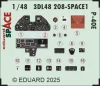 Eduard Accessories P-40E SPACE  EDUARD - SPACE 3D cockpit-részletező készlet