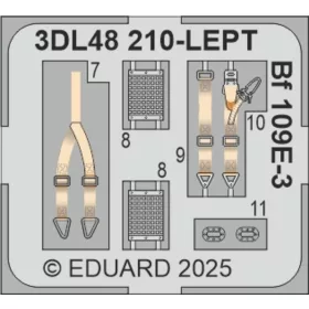   Eduard Accessories Bf 109E-3 SPACE  HOBBY BOSS - SPACE 3D cockpit-részletező készlet