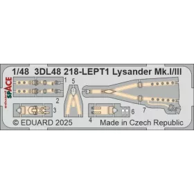   Eduard Accessories Lysander Mk.I/III SPACE  AIRFIX - SPACE 3D cockpit-részletező készlet