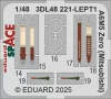 Eduard Accessories A6M5 Zero (Mitsubishi) SPACE  FINE MOLDS - SPACE 3D cockpit-részletező készlet