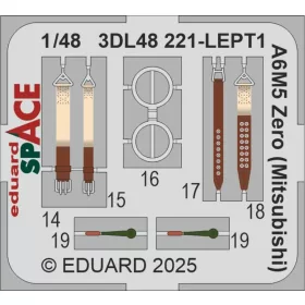   Eduard Accessories A6M5 Zero (Mitsubishi) SPACE  FINE MOLDS - SPACE 3D cockpit-részletező készlet