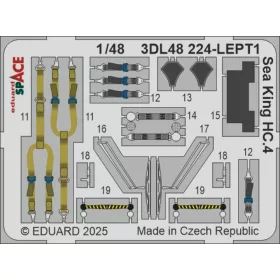   Eduard Accessories Sea King HC.4 SPACE  AIRFIX - SPACE 3D cockpit-részletező készlet