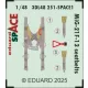 Eduard Accessories MiG-21F-13 seatbelts SPACE 1/48 for Eduard - SPACE 3D biztonságiöv-készlet
