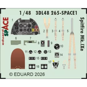   Eduard Accessories Spitfire Mk.IXe SPACE for Airfix - SPACE 3D cockpit-részletező készlet