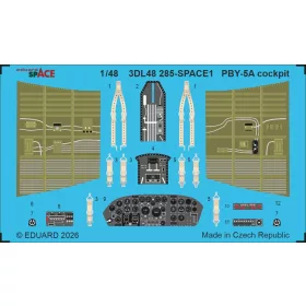   Eduard Accessories PBY-5A cockpit SPACE for Eduard / Revell - SPACE 3D cockpit-részletező készlet