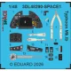 Eduard Accessories Typhoon Mk.Ib SPACE for Hasegawa / Hobby 2000 - SPACE 3D cockpit-részletező készlet