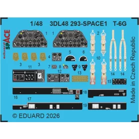   Eduard Accessories T-6G SPACE for Italeri - SPACE 3D cockpit-részletező készlet