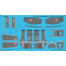   Eduard Accessories PBY-5A undercarriage SPACE for Eduard / Revell - SPACE 3D futómű-részletező készlet