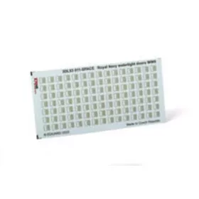   Eduard Accessories Royal Navy watertight doors WWII SPACE - Brit Királyi Haditengerészet – SPACE 3D vízzáróajtó-részletező készlet