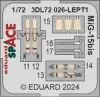 Eduard Accessories MiG-15bis SPACE 1/72 - SPACE 3D cockpit-részletező készlet
