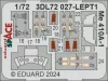 Eduard Accessories Me 410A-1 SPACE 1/72 AIRFIX - SPACE 3D cockpit-részletező készlet