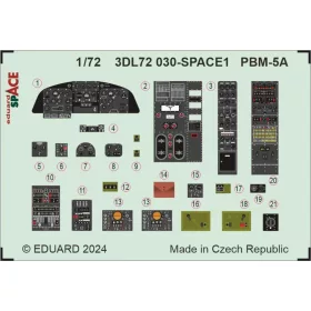   Eduard Accessories PBM-5A SPACE 1/72 ACADEMY - SPACE 3D cockpit-részletező készlet