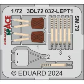   Eduard Accessories SM.79 SPACE  ITALERI - SPACE 3D cockpit-részletező készlet