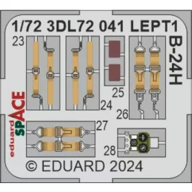   Eduard Accessories B-24H SPACE 1/72 - SPACE 3D cockpit-részletező készlet