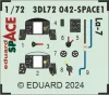 Eduard Accessories La-7 SPACE 1/72 - SPACE 3D cockpit-részletező készlet