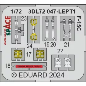   Eduard Accessories F-15C SPACE - SPACE 3D cockpit-részletező készlet
