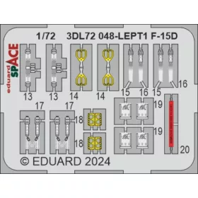   Eduard Accessories F-15D SPACE - SPACE 3D cockpit-részletező készlet