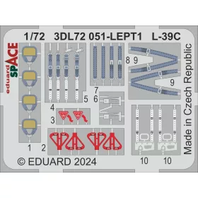   Eduard Accessories L-39C SPACE  EDUARD - SPACE 3D cockpit-részletező készlet