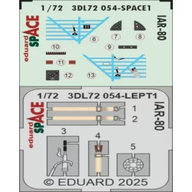   Eduard Accessories IAR-80 SPACE   IBG - SPACE 3D cockpit-részletező készlet