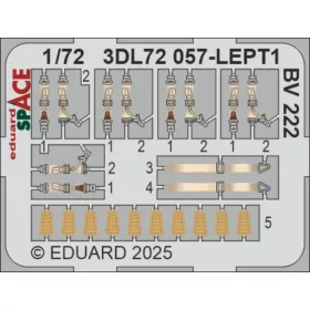   Eduard Accessories BV 222 SPACE  REVELL - SPACE 3D cockpit-részletező készlet