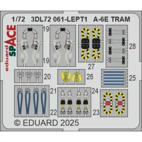   Eduard Accessories A-6E TRAM SPACE  TRUMPETER - SPACE 3D cockpit-részletező készlet