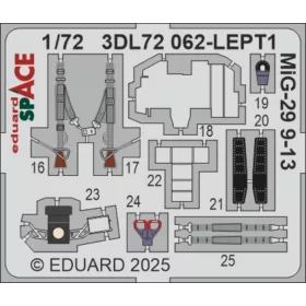   Eduard Accessories MiG-29 9-13 SPACE  GREAT WALL HOBBY - SPACE 3D cockpit-részletező készlet